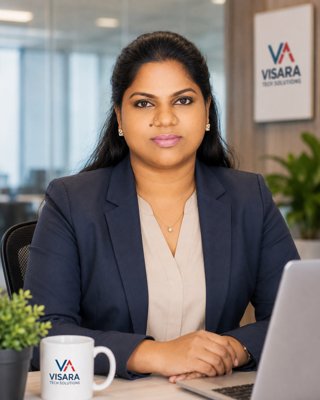 Suganya J, Managing Director at Visara Tech Solutions